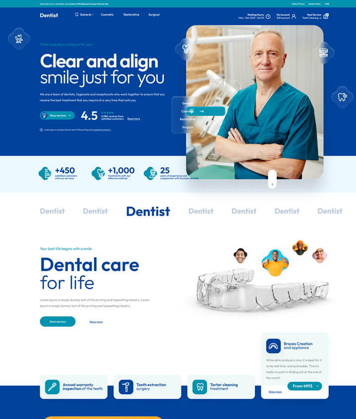 Dentist – Dentiste  (S) – (WP)  - (EC)