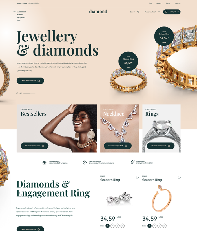 Diamond – Diamants (S)  - (WP)  - (O)  - (EC)  - (MA)