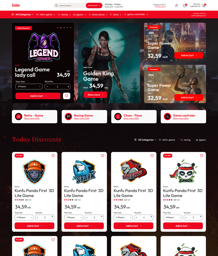 Game – Gaming  (S)  - (WP)  - (EC)  - (MA)
