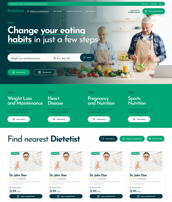 Nutritions  -  Dietétique (S) – (WP)