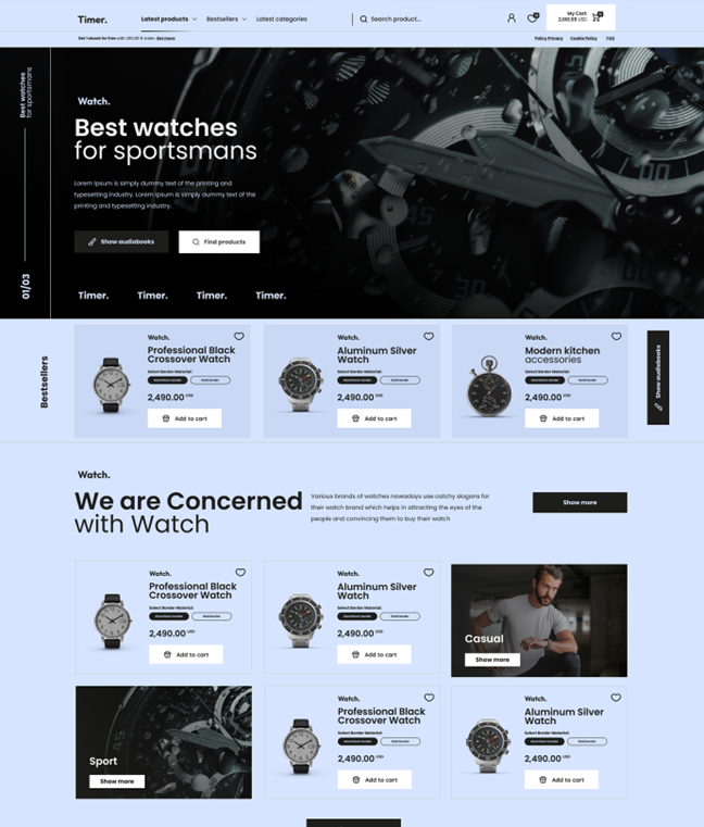 Timer – Montres  (S)  - (EC)