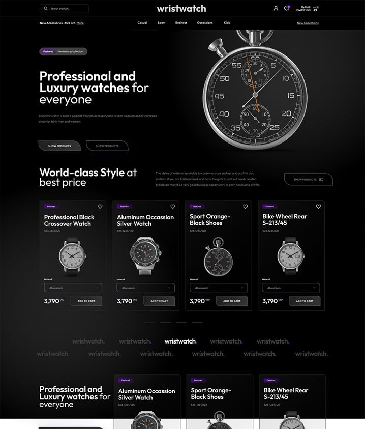 Wrist Watch  - Montres  (S)  - (EC)