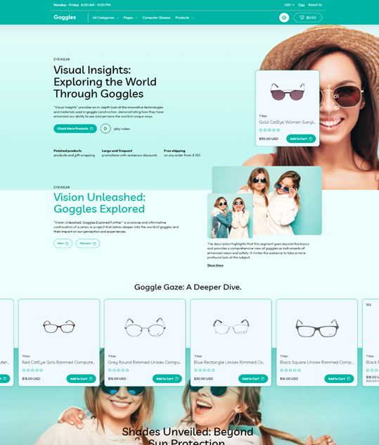 Goggles – Lunettes   (S)  - (EC)