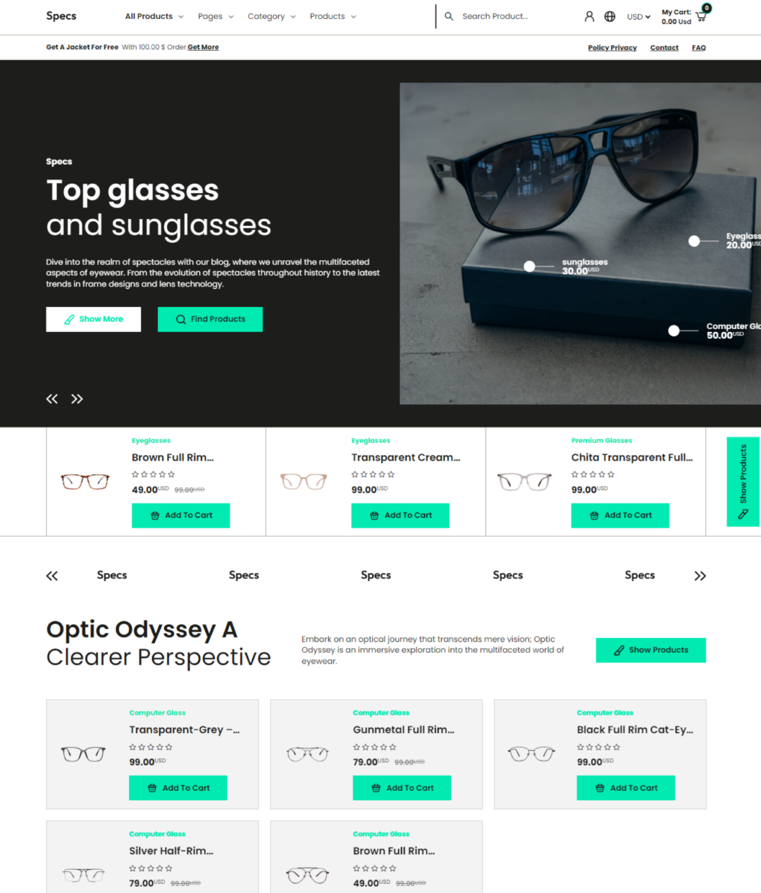 Specs – Lunettes