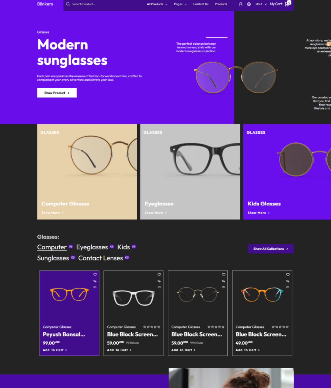 Blinkers – Lunettes  (S)  - (EC)