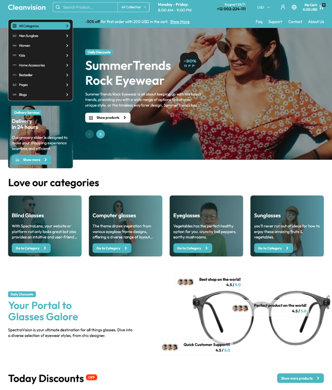Cleanvision – Lunettes  (S)  - (EC)