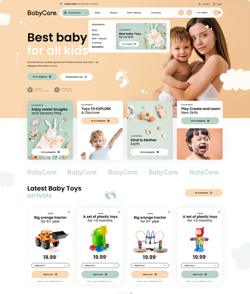 Babycare – Bébés  (S)  - (WP)  - (O)  -  (EC)   - (MA)