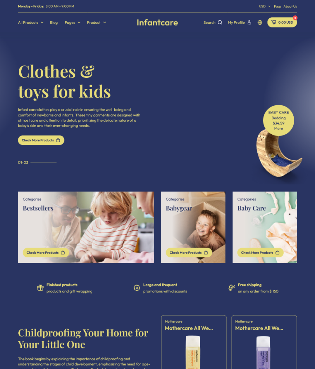 Infant care  - Vêtements & jouets enfants (S)  - (EC)
