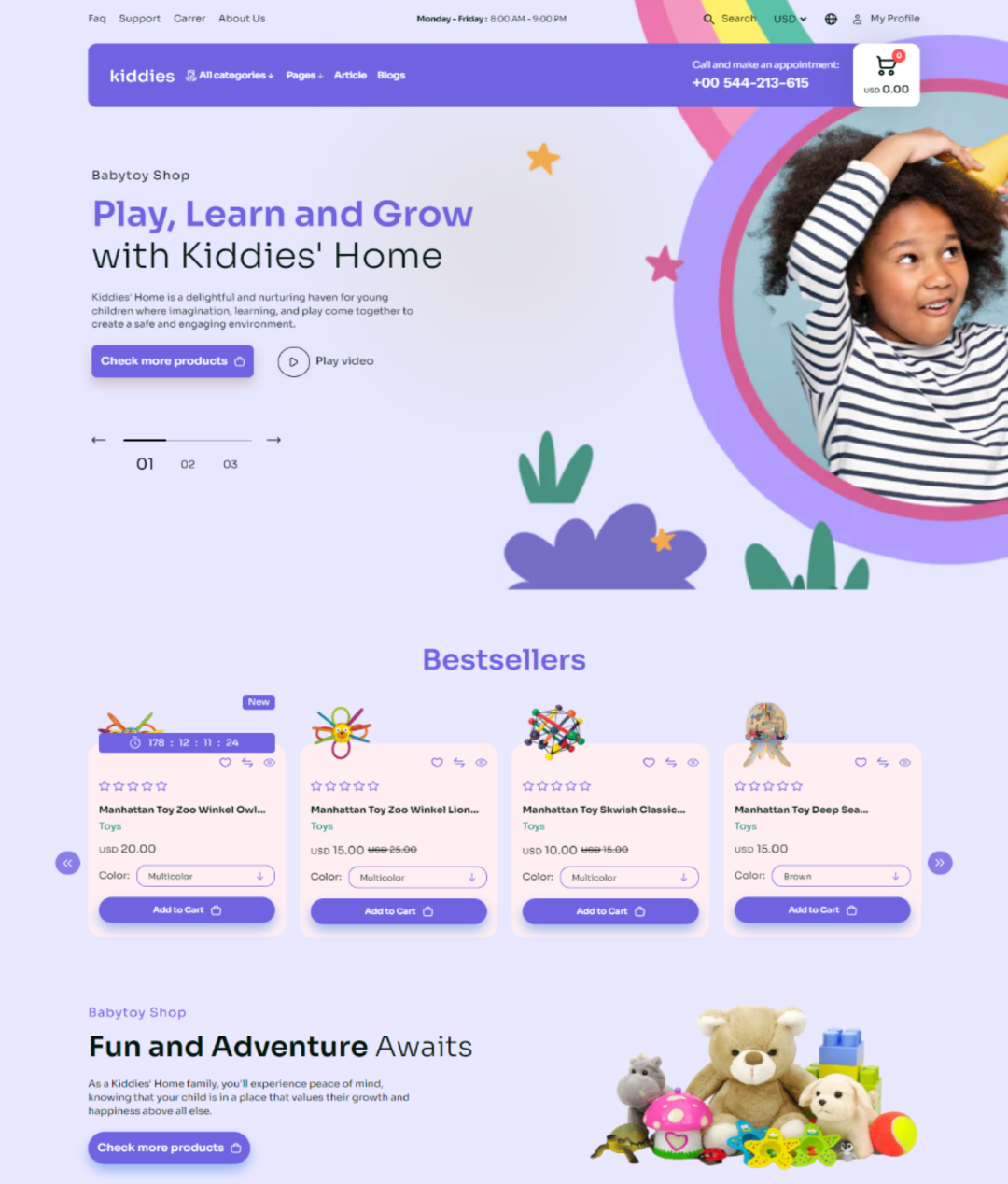 Kiddies – Pour les enfants  (S)  - (EC)