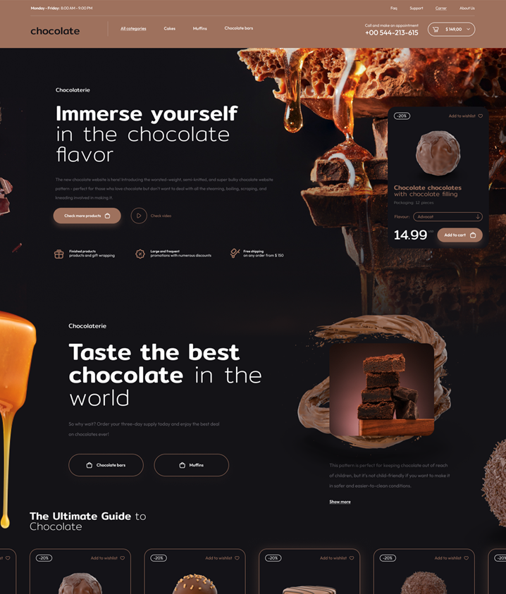 Chocolate – Chocolat / Pralines (S)  - (WP)  - (O)  -  (EC)  - (MA)
