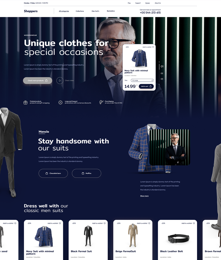 Shoppers  - Vêtements  (S)  - (EC)