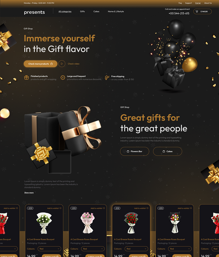 Presents – Cadeaux   (S)  - (EC)
