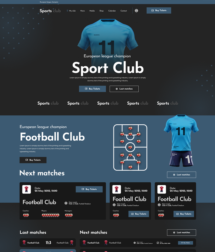 Sports Club – Club de sport (S) – (WP)