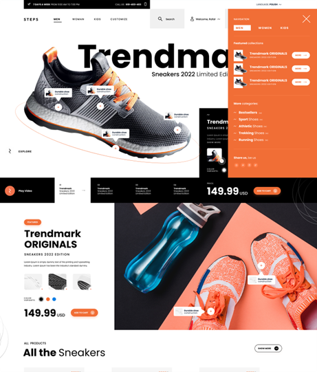Steps  - Chaussures  (S)  - (WP)  - (O)  - (EC)  - (MA)