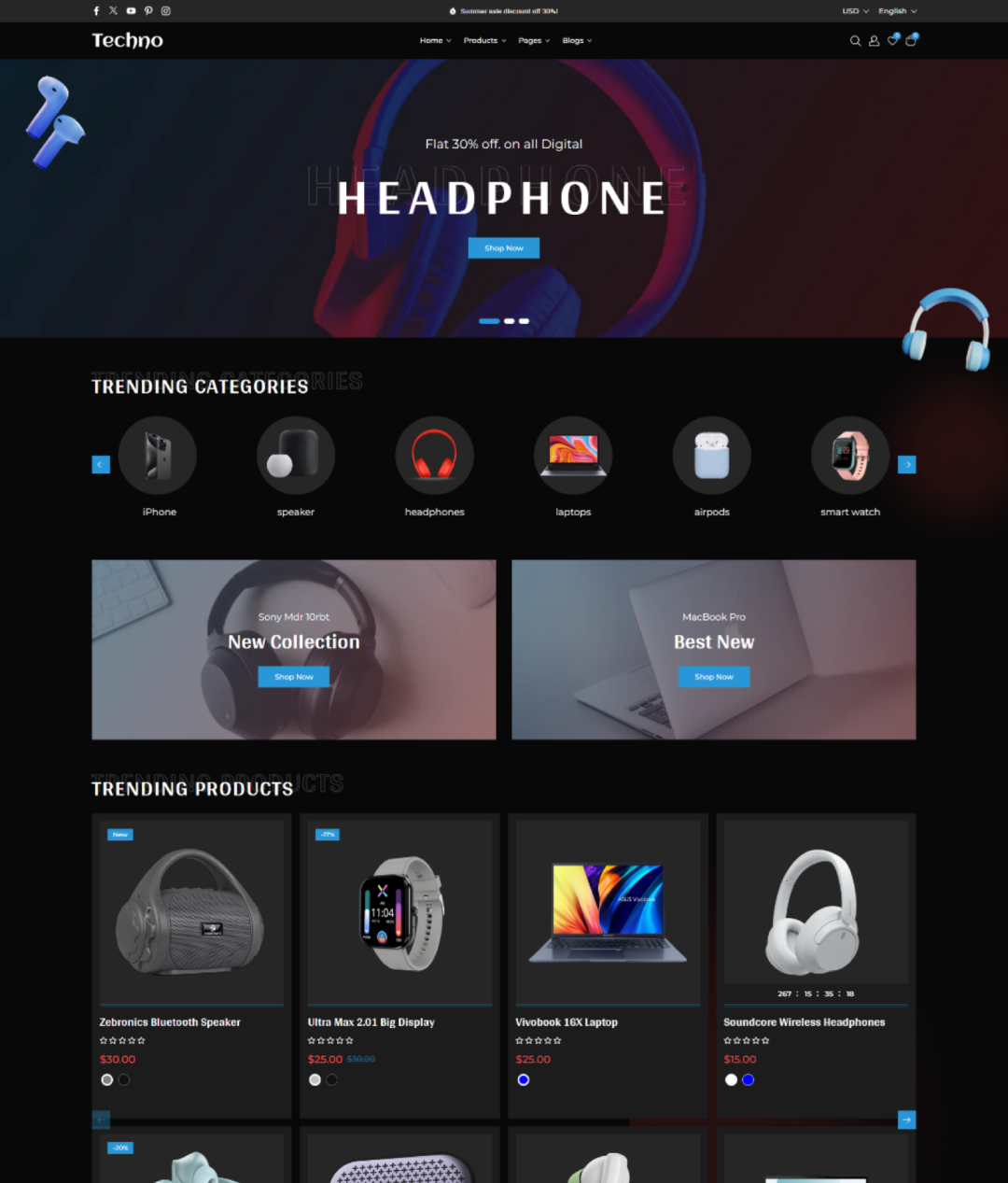 Techno – Headphones